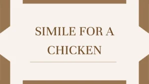 Simile for a Chicken