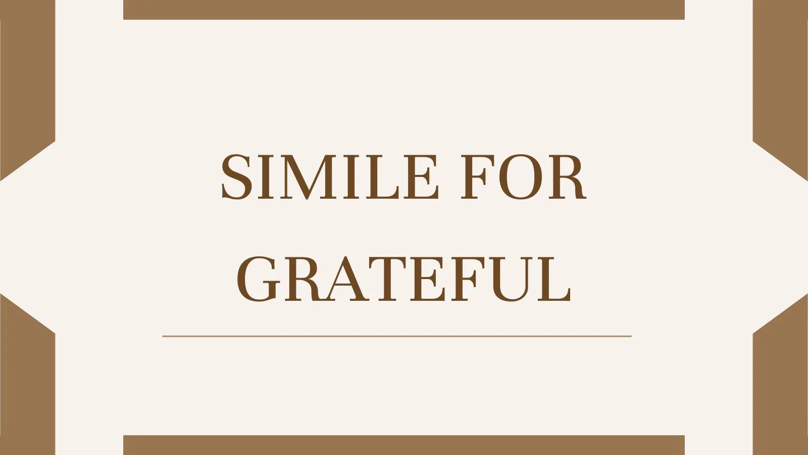 Simile for Grateful