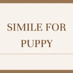 Simile for Puppy