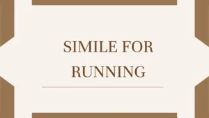 Simile for Running