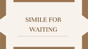 Simile for Waiting