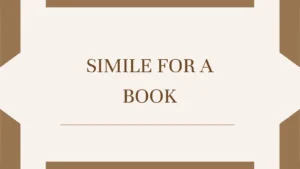 Simile for A Book