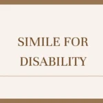 Simile for Disability